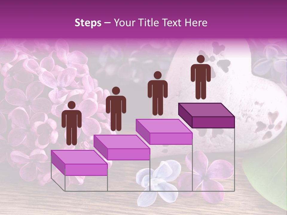 Rosa Gartenblumen Blume PowerPoint Template