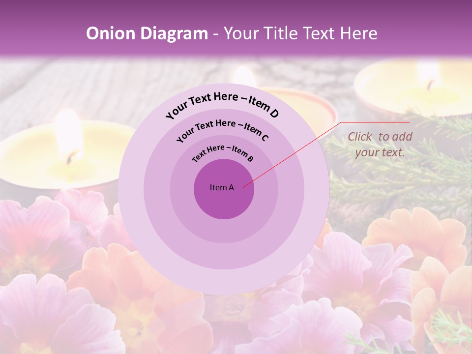 Blumendekoration Pflanzen Bunt PowerPoint Template