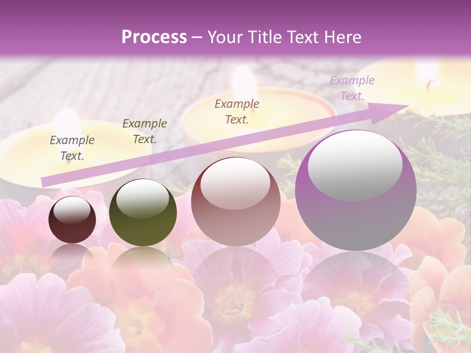 Blumendekoration Pflanzen Bunt PowerPoint Template