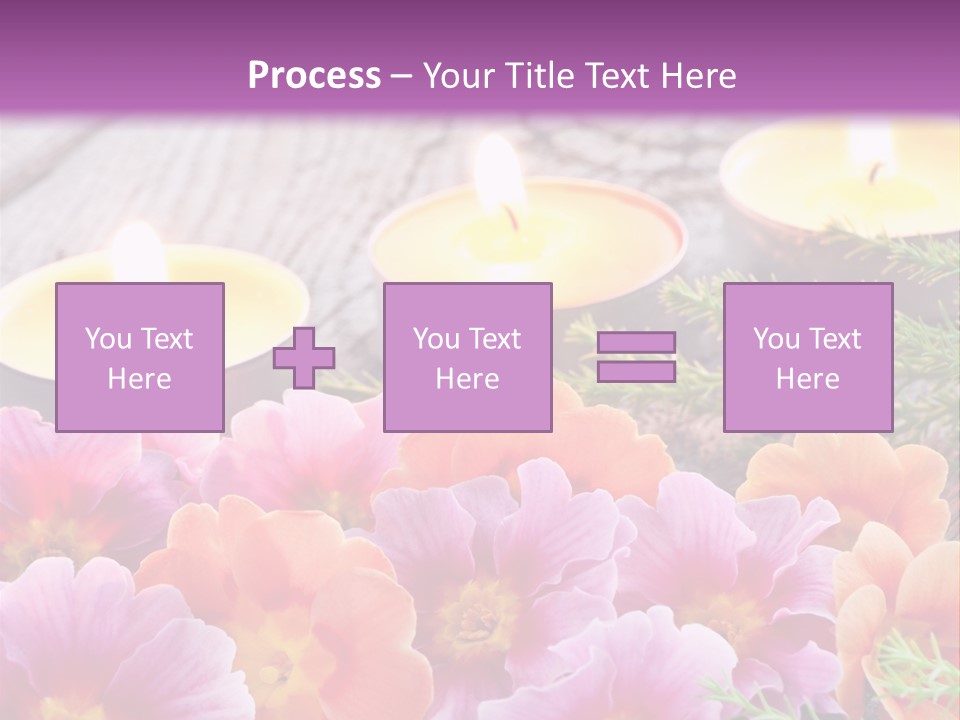 Blumendekoration Pflanzen Bunt PowerPoint Template