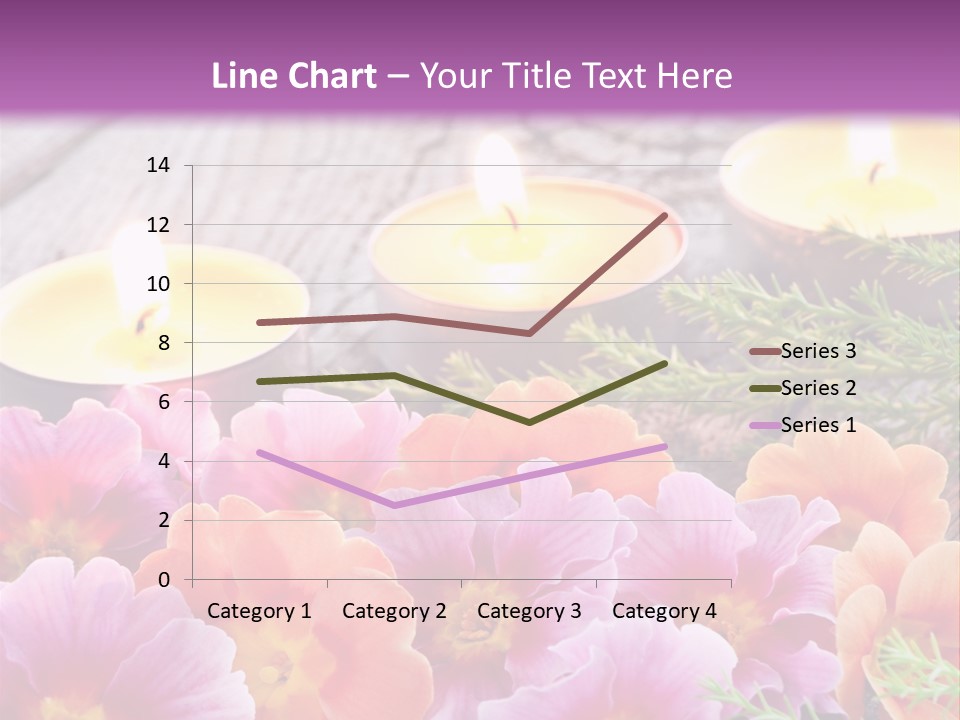 Blumendekoration Pflanzen Bunt PowerPoint Template