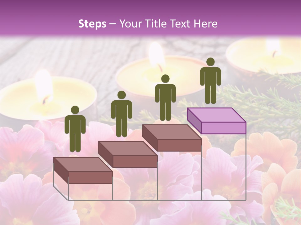 Blumendekoration Pflanzen Bunt PowerPoint Template