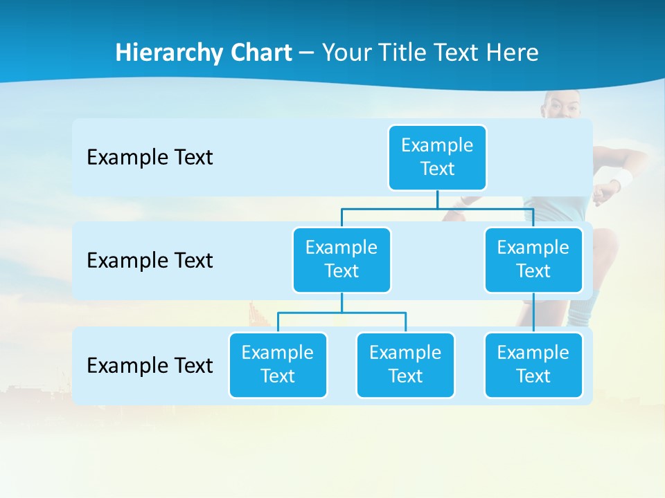 Length Blue Smiling PowerPoint Template