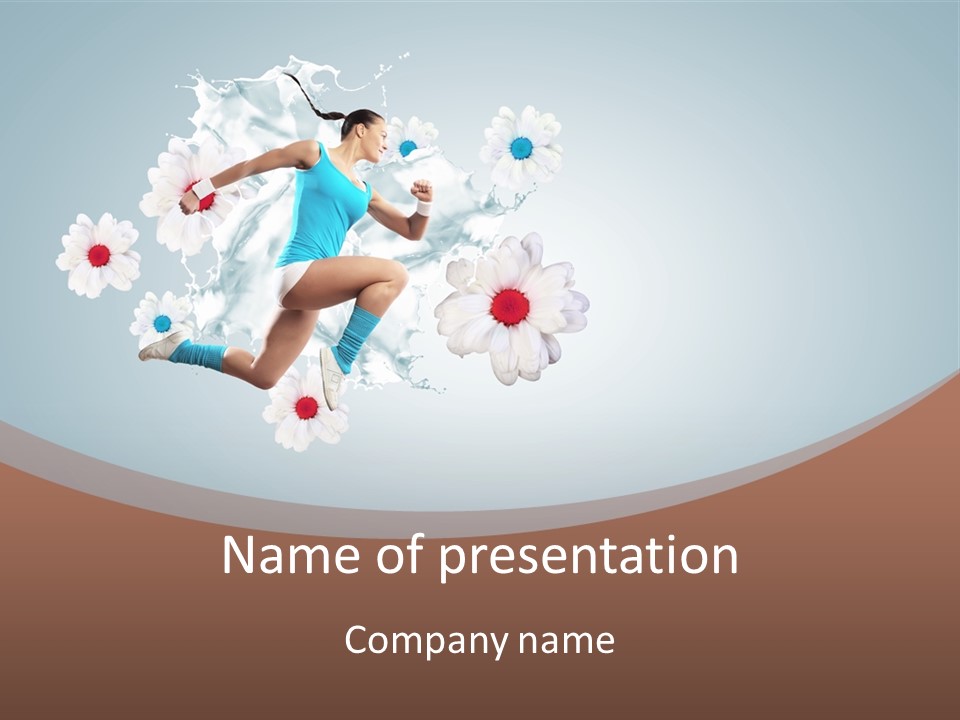 Arm Full Smiling PowerPoint Template