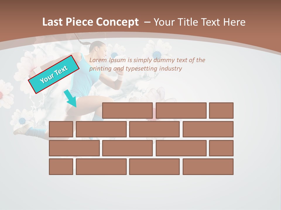 Arm Full Smiling PowerPoint Template