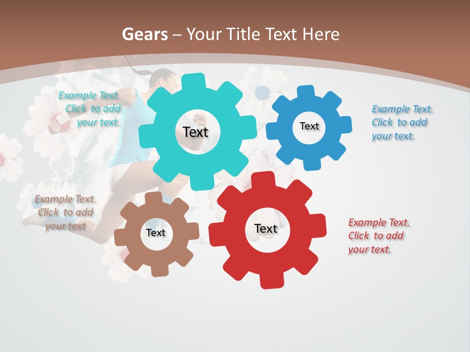 Arm Full Smiling PowerPoint Template
