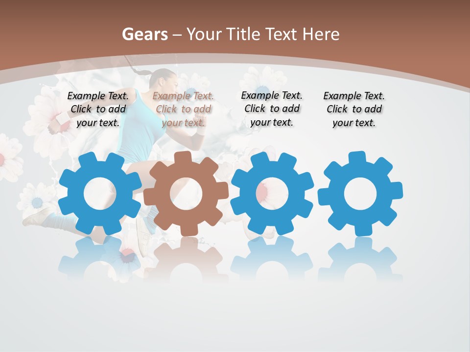 Arm Full Smiling PowerPoint Template