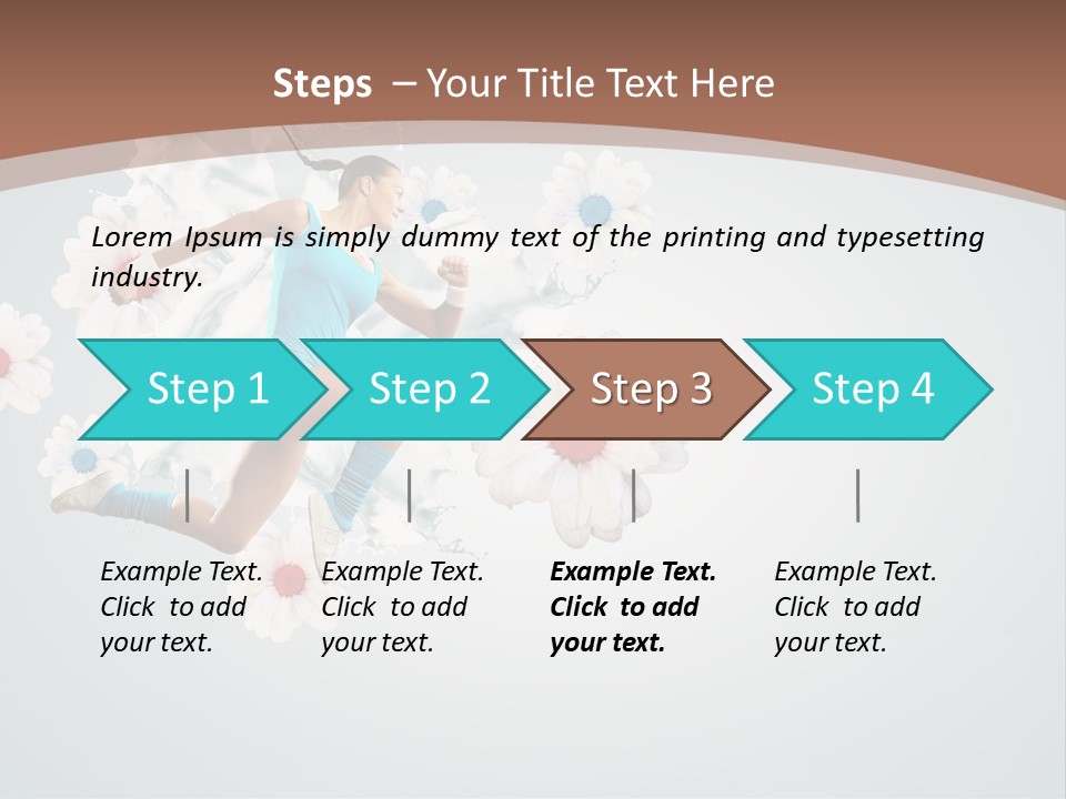 Arm Full Smiling PowerPoint Template
