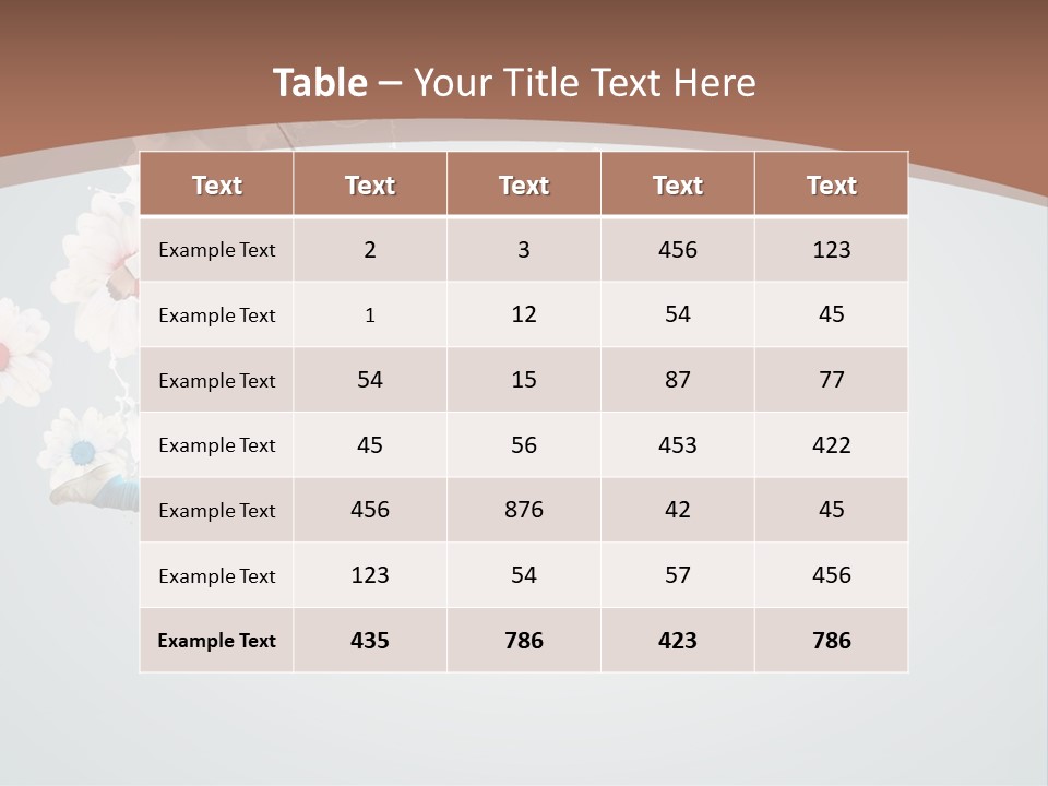 Arm Full Smiling PowerPoint Template