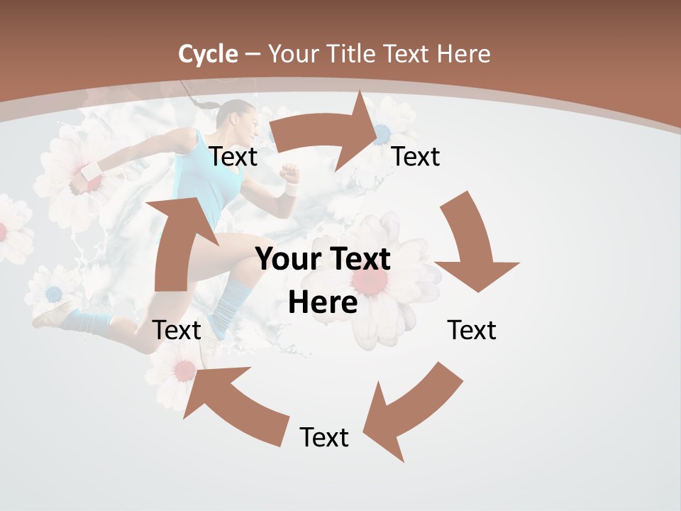 Arm Full Smiling PowerPoint Template