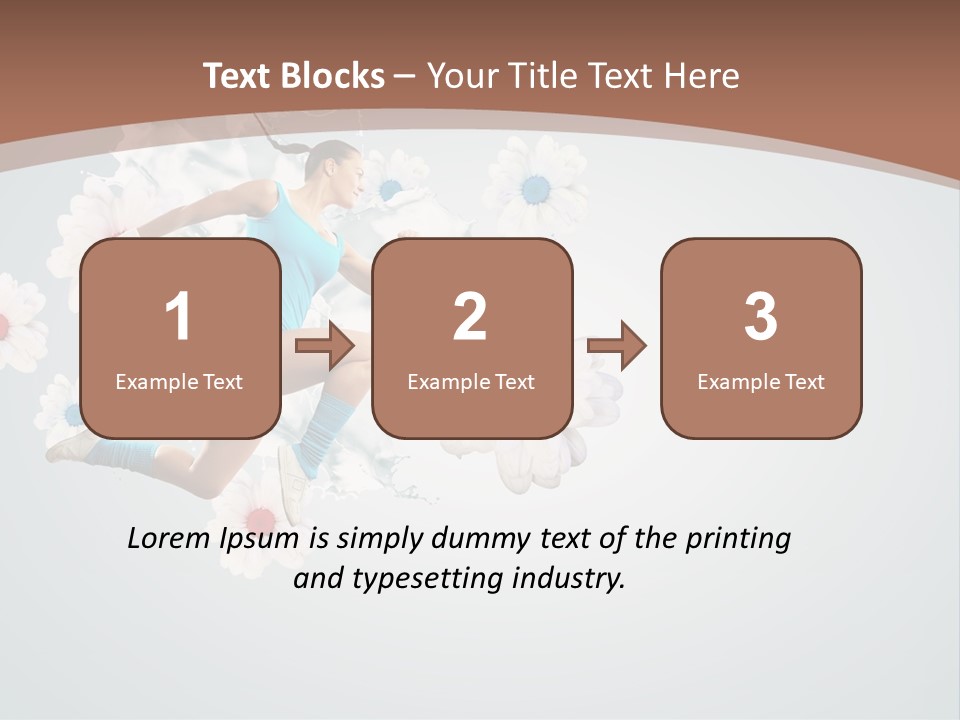 Arm Full Smiling PowerPoint Template