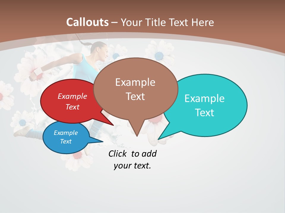 Arm Full Smiling PowerPoint Template