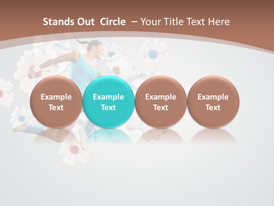 Arm Full Smiling PowerPoint Template