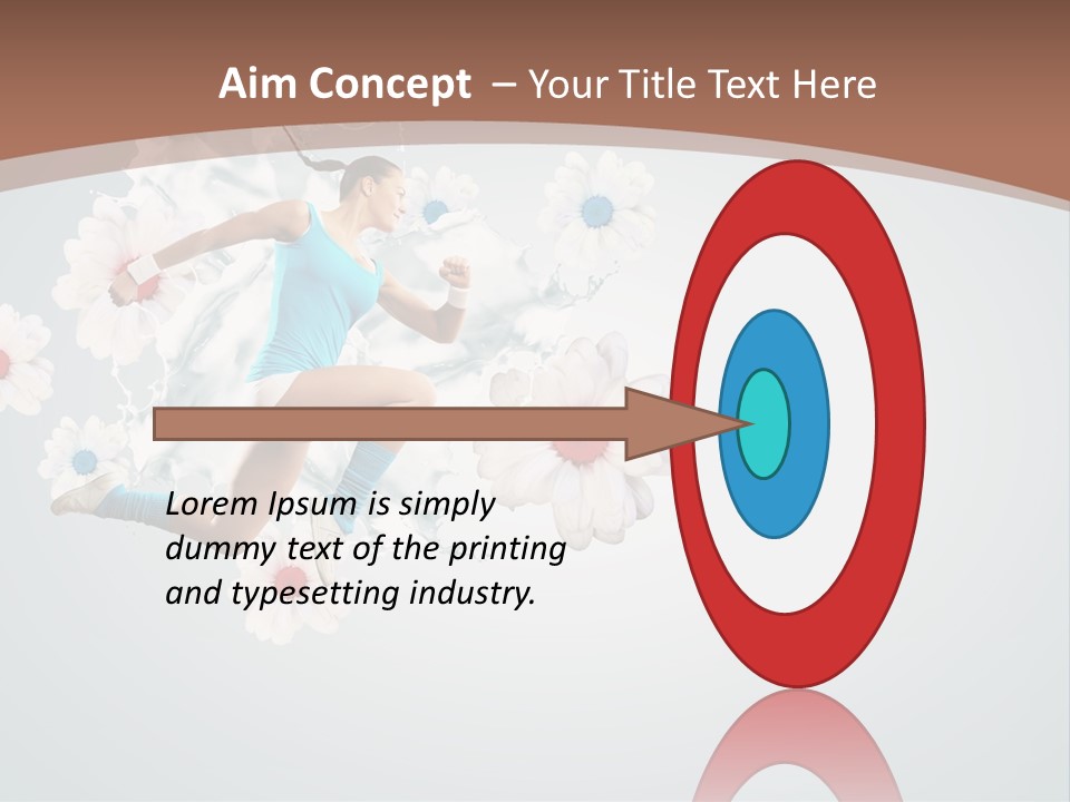 Arm Full Smiling PowerPoint Template