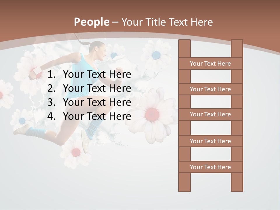 Arm Full Smiling PowerPoint Template