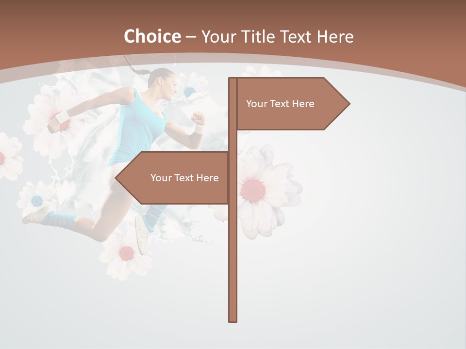 Arm Full Smiling PowerPoint Template