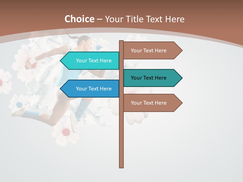Arm Full Smiling PowerPoint Template