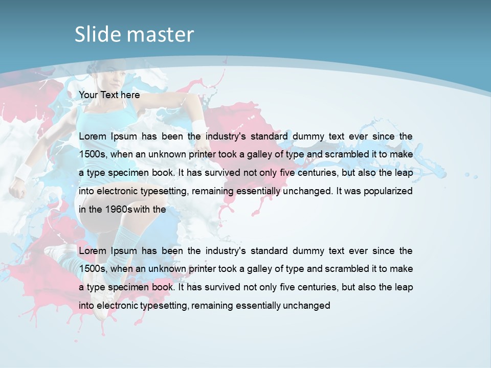 Full Healthy Action PowerPoint Template