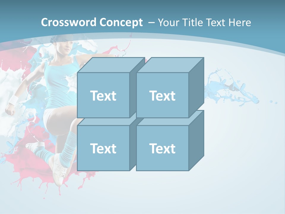 Full Healthy Action PowerPoint Template