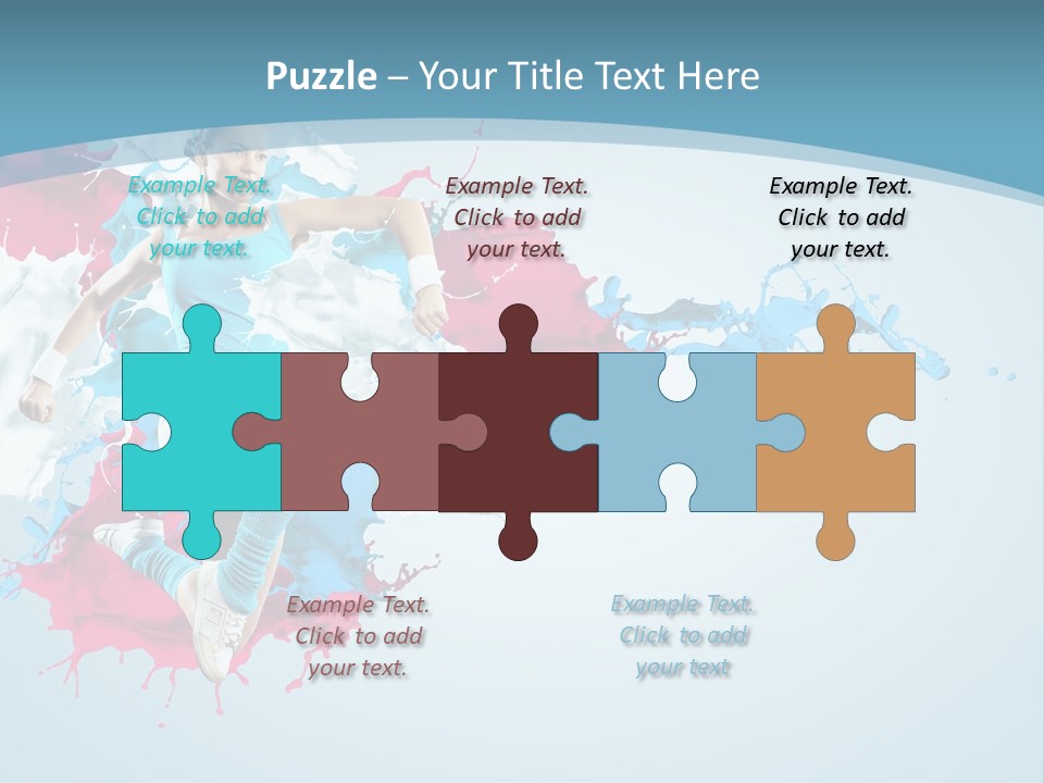 Full Healthy Action PowerPoint Template