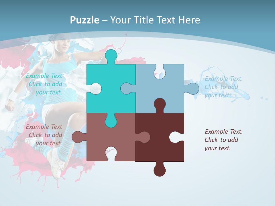Full Healthy Action PowerPoint Template