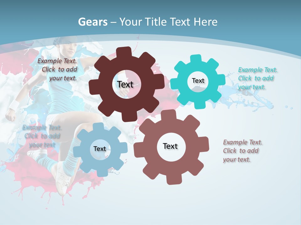 Full Healthy Action PowerPoint Template