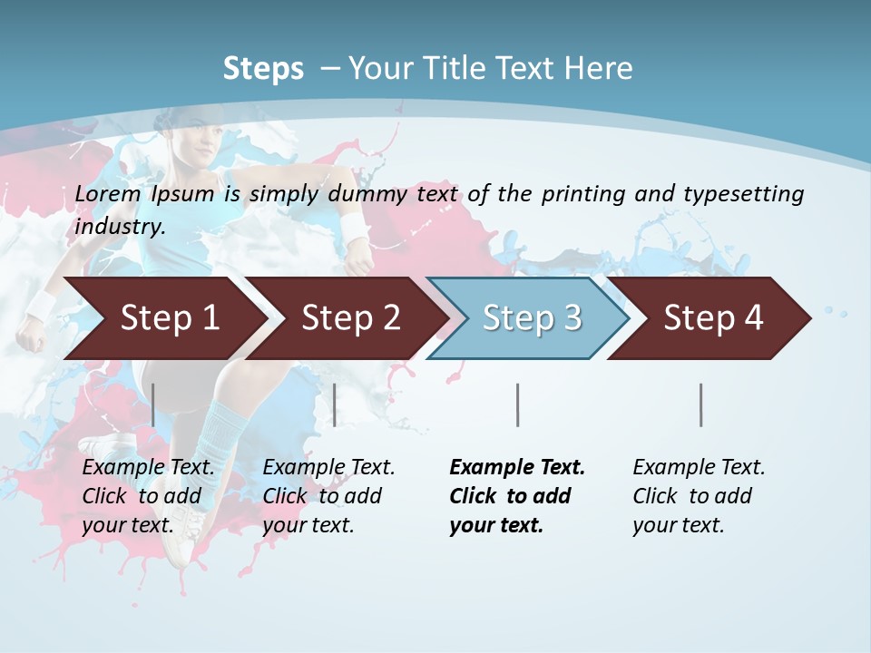 Full Healthy Action PowerPoint Template