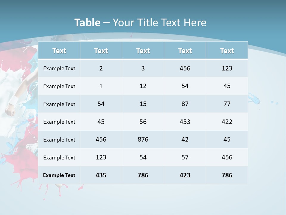 Full Healthy Action PowerPoint Template