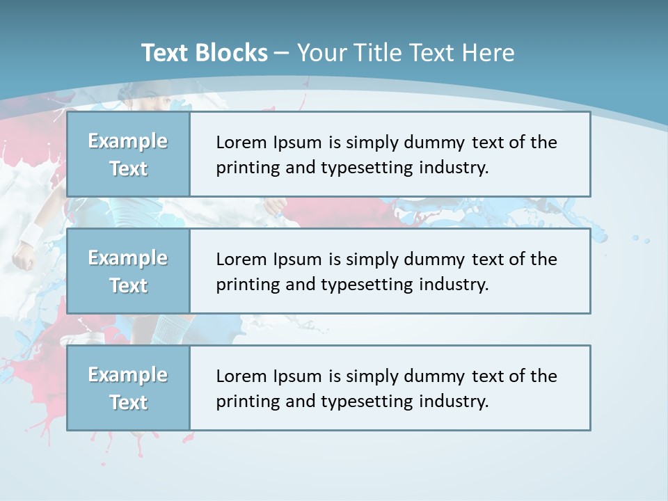 Full Healthy Action PowerPoint Template