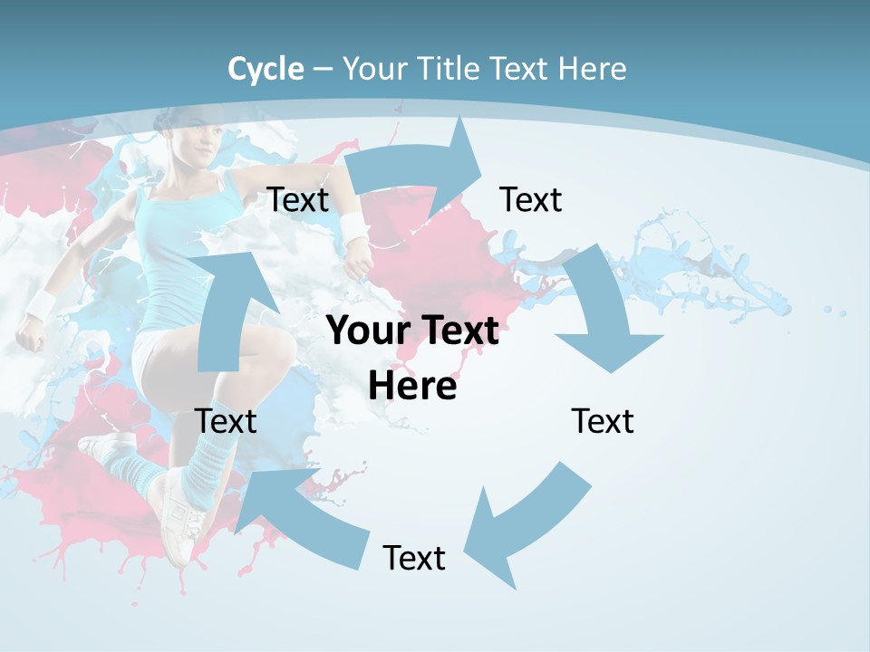 Full Healthy Action PowerPoint Template