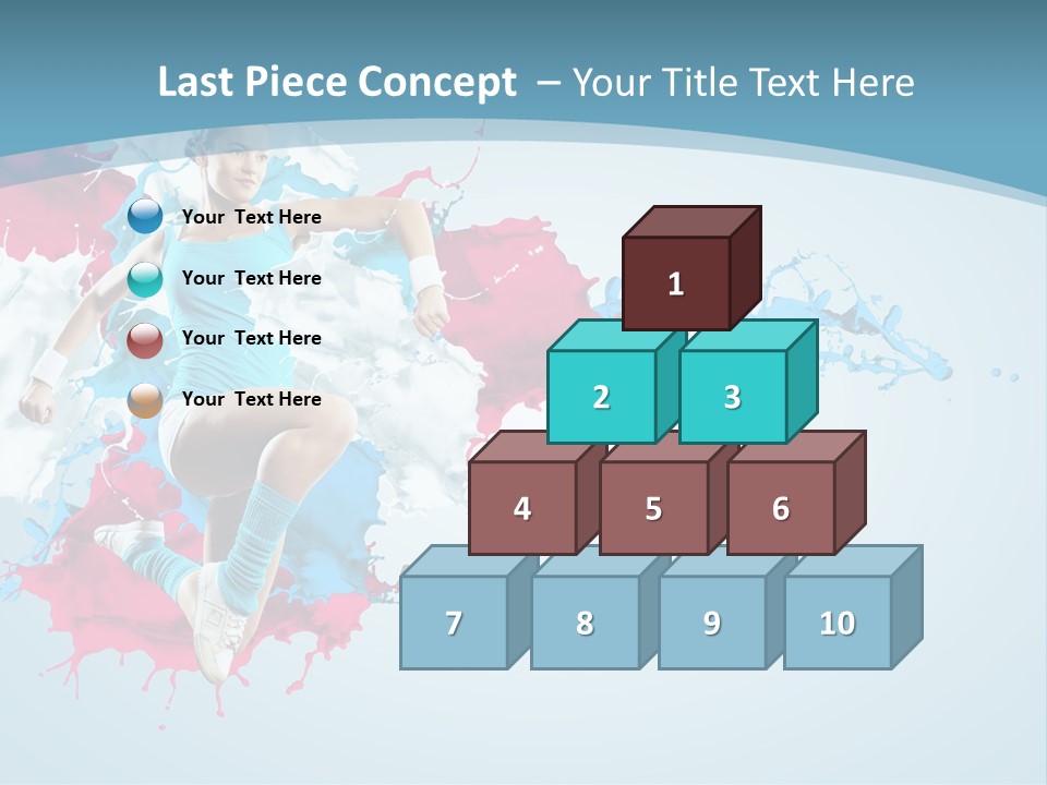 Full Healthy Action PowerPoint Template