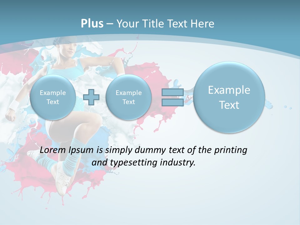 Full Healthy Action PowerPoint Template