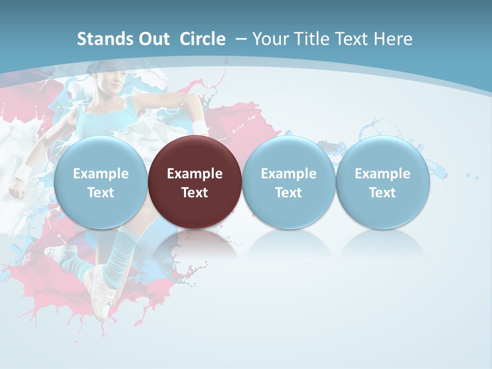 Full Healthy Action PowerPoint Template