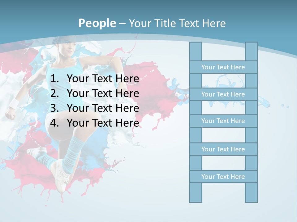 Full Healthy Action PowerPoint Template