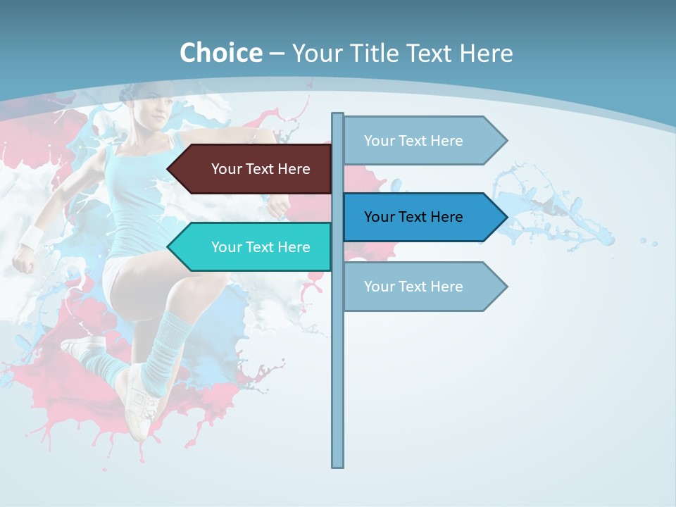 Full Healthy Action PowerPoint Template