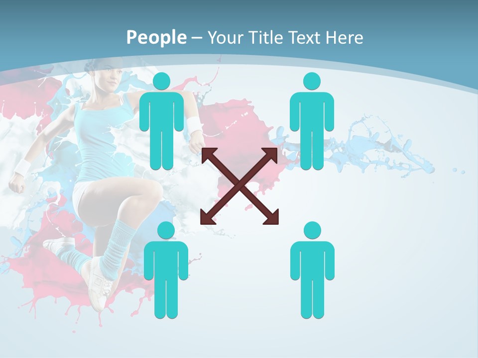Full Healthy Action PowerPoint Template