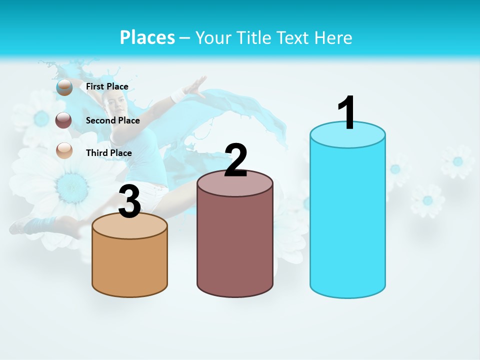 Biceps Flower Action PowerPoint Template