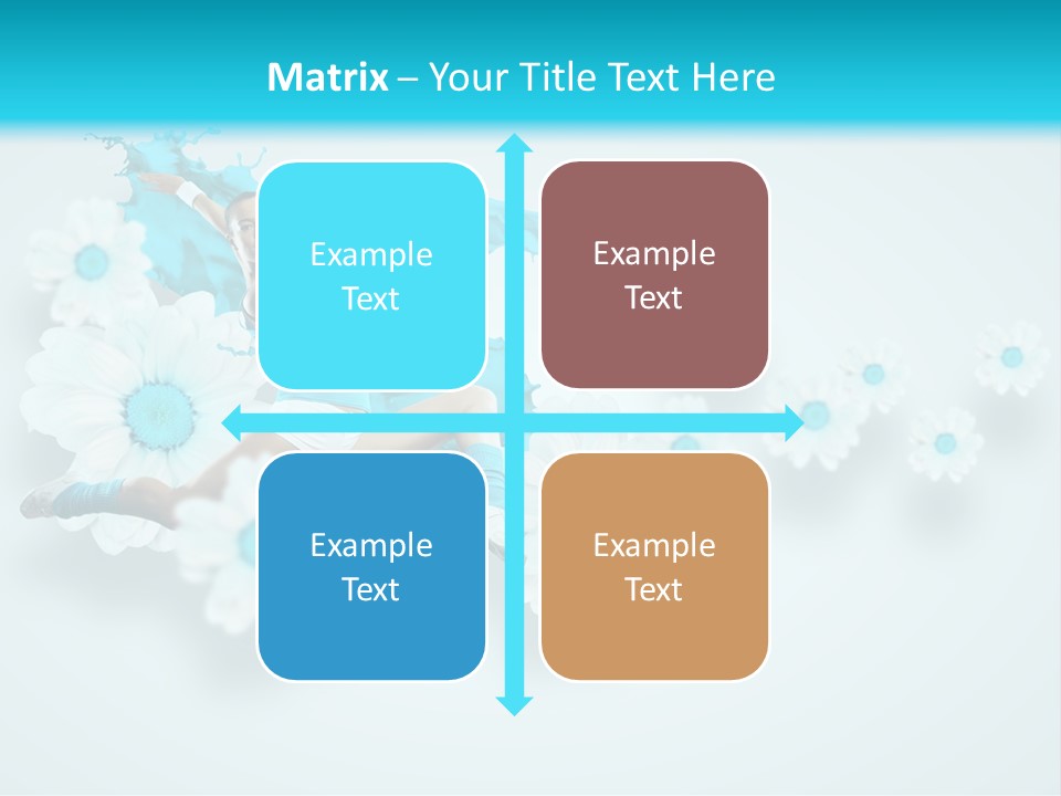 Biceps Flower Action PowerPoint Template