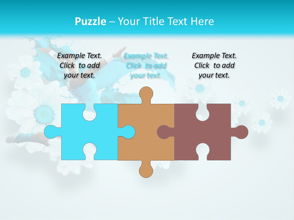 Biceps Flower Action PowerPoint Template