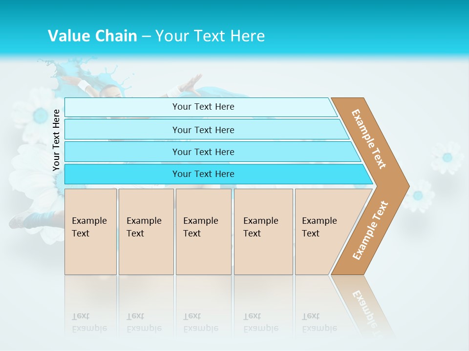 Biceps Flower Action PowerPoint Template