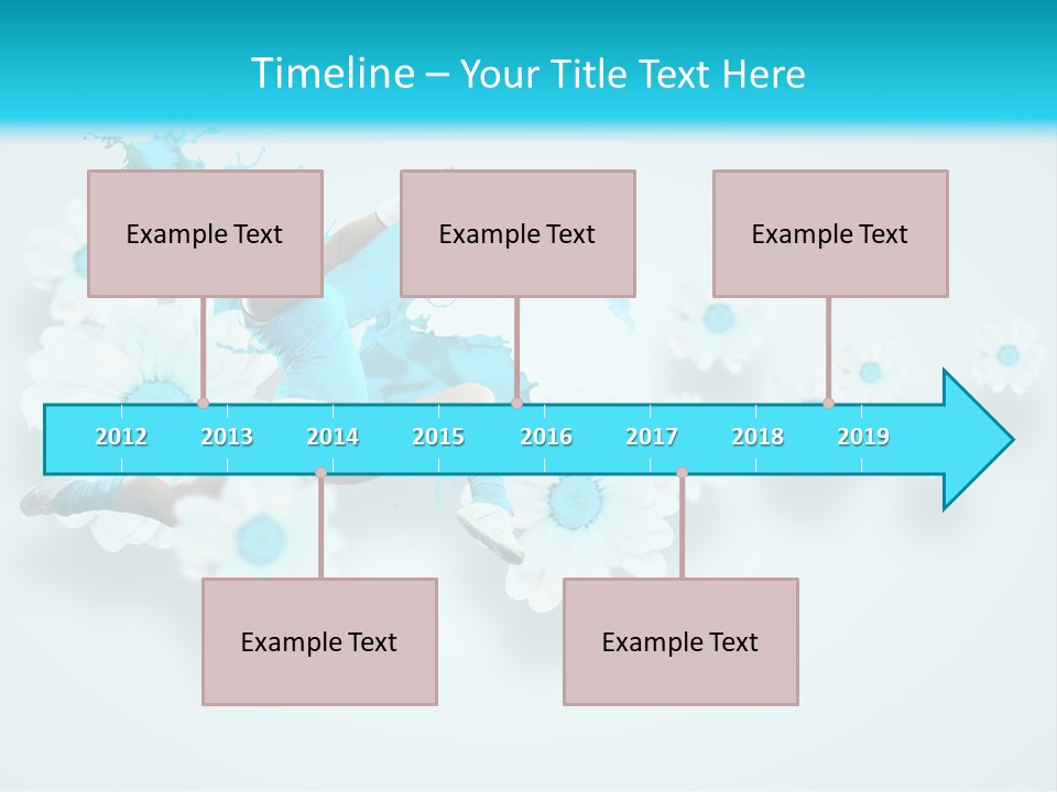 Biceps Flower Action PowerPoint Template