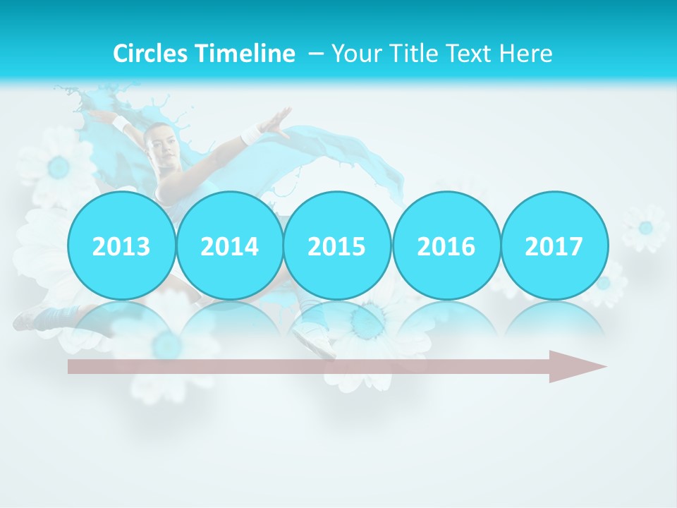 Biceps Flower Action PowerPoint Template