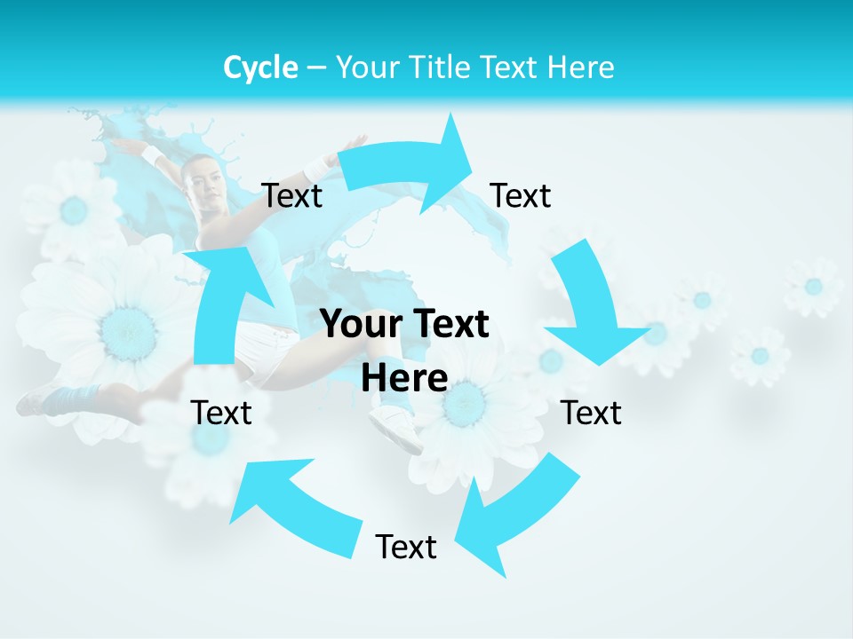 Biceps Flower Action PowerPoint Template