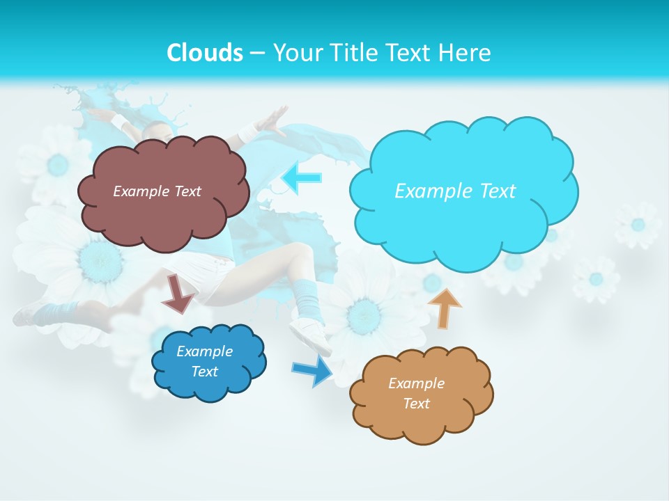 Biceps Flower Action PowerPoint Template
