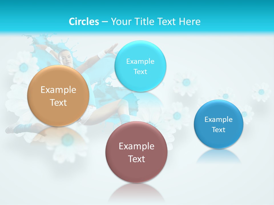 Biceps Flower Action PowerPoint Template