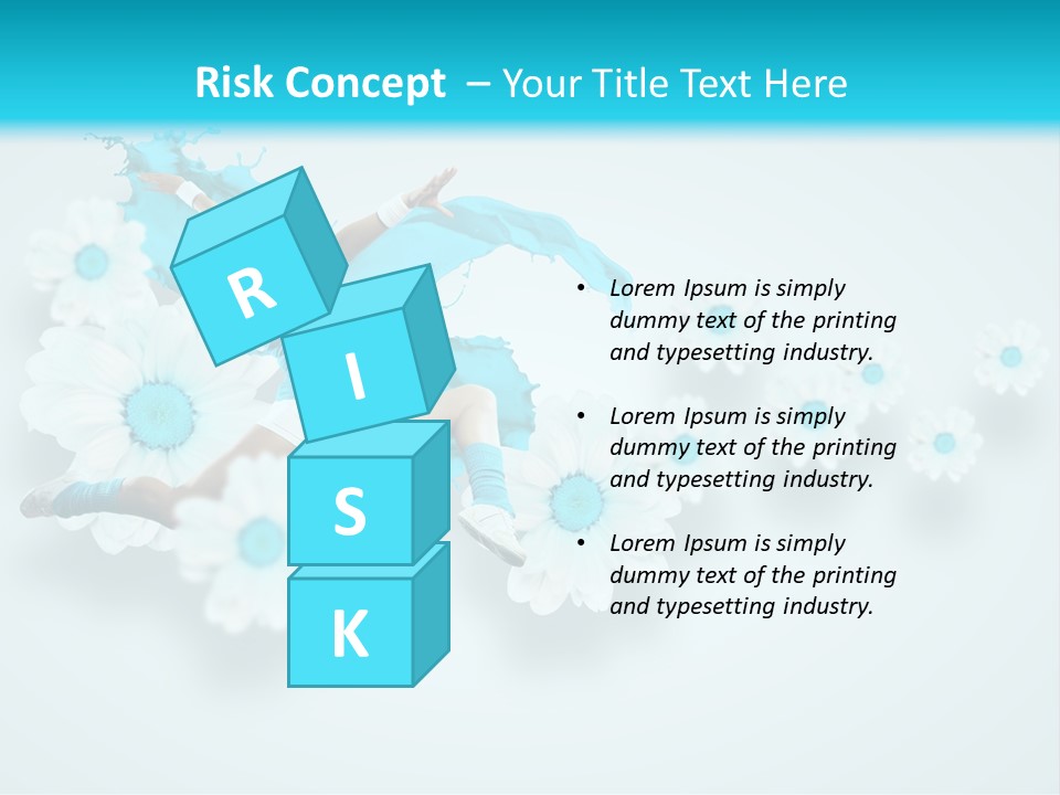 Biceps Flower Action PowerPoint Template