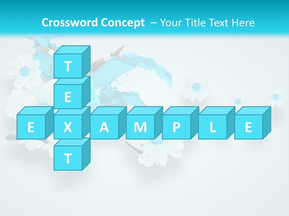 Biceps Flower Action PowerPoint Template