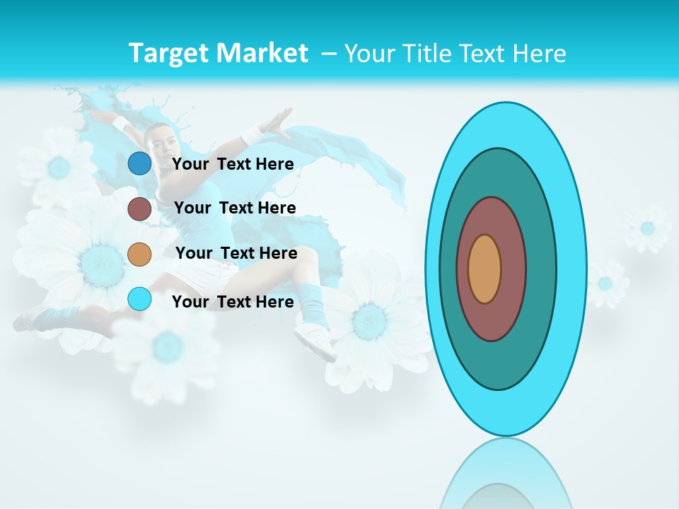 Biceps Flower Action PowerPoint Template