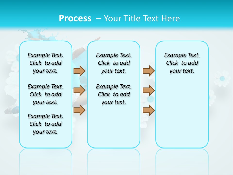 Biceps Flower Action PowerPoint Template