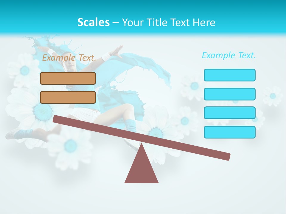 Biceps Flower Action PowerPoint Template
